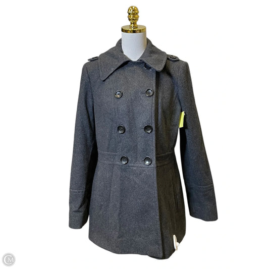 Coat Designer By Michael Kors In Grey, Size: M