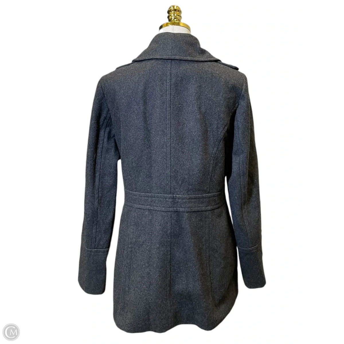 Coat Designer By Michael Kors In Grey, Size: M