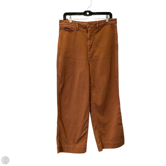 Jeans Wide Leg By Quince In Orange, Size: L