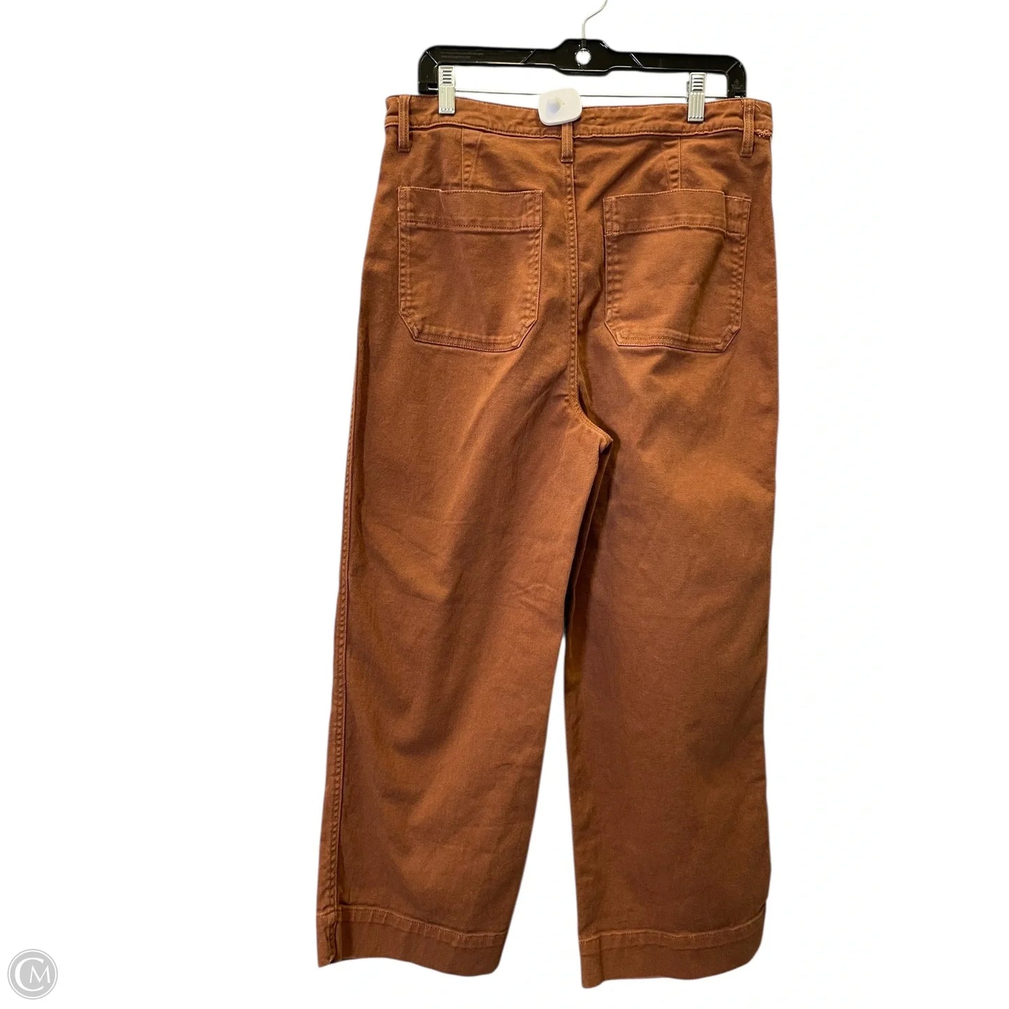 Jeans Wide Leg By Quince In Orange, Size: L