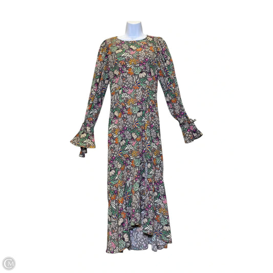 Dress Casual Maxi By Topshop In Multi-colored, Size: 6