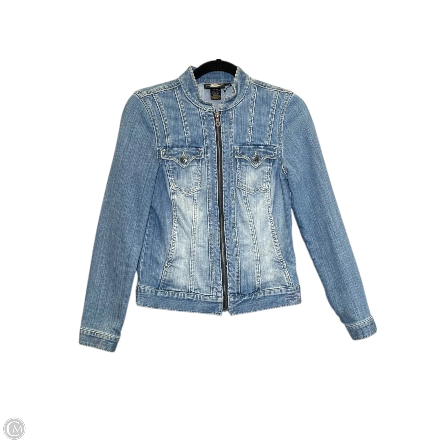 Jacket Denim By Harley Davidson In Blue, Size: Xs