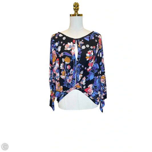 Blouse 3/4 Sleeve By Free People In Multi-colored, Size: S
