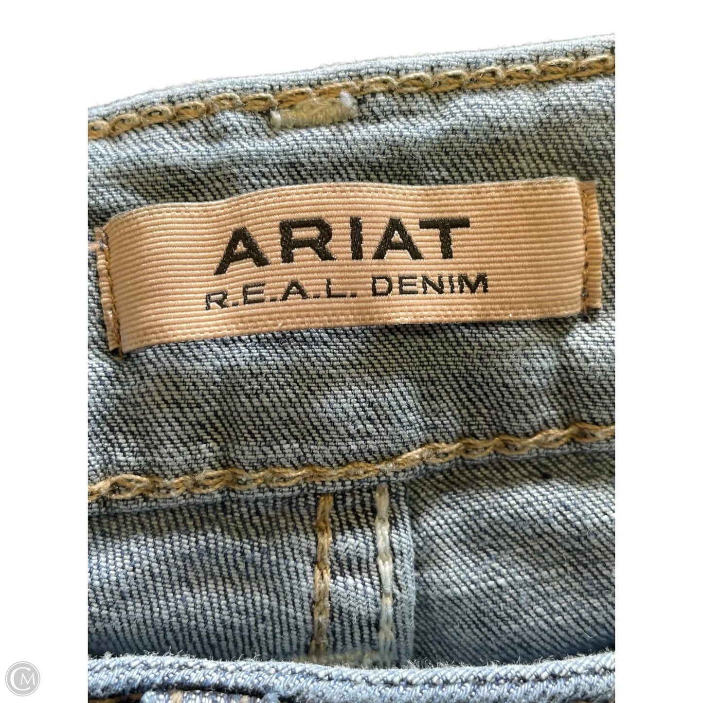 Jeans Boot Cut By Ariat In Blue, Size: 4
