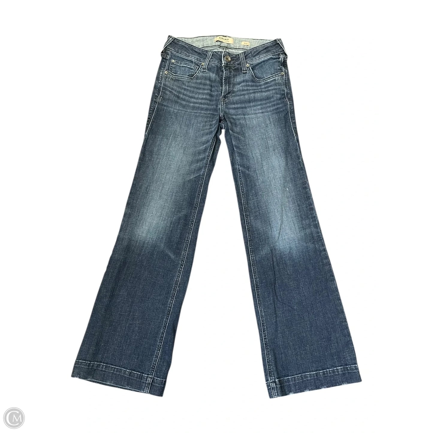 Jeans Boot Cut By Ariat In Blue, Size: 4