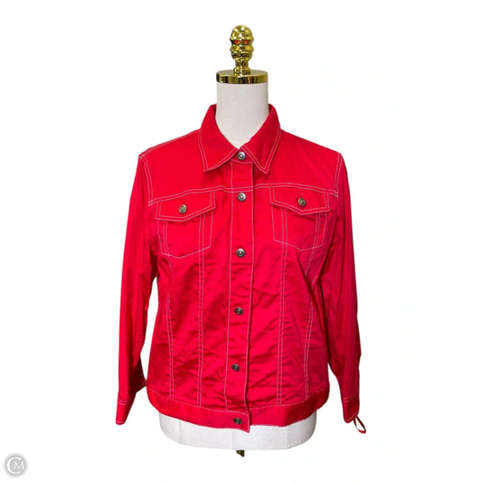 Jacket Other By Ruby Rd In Red, Size: L