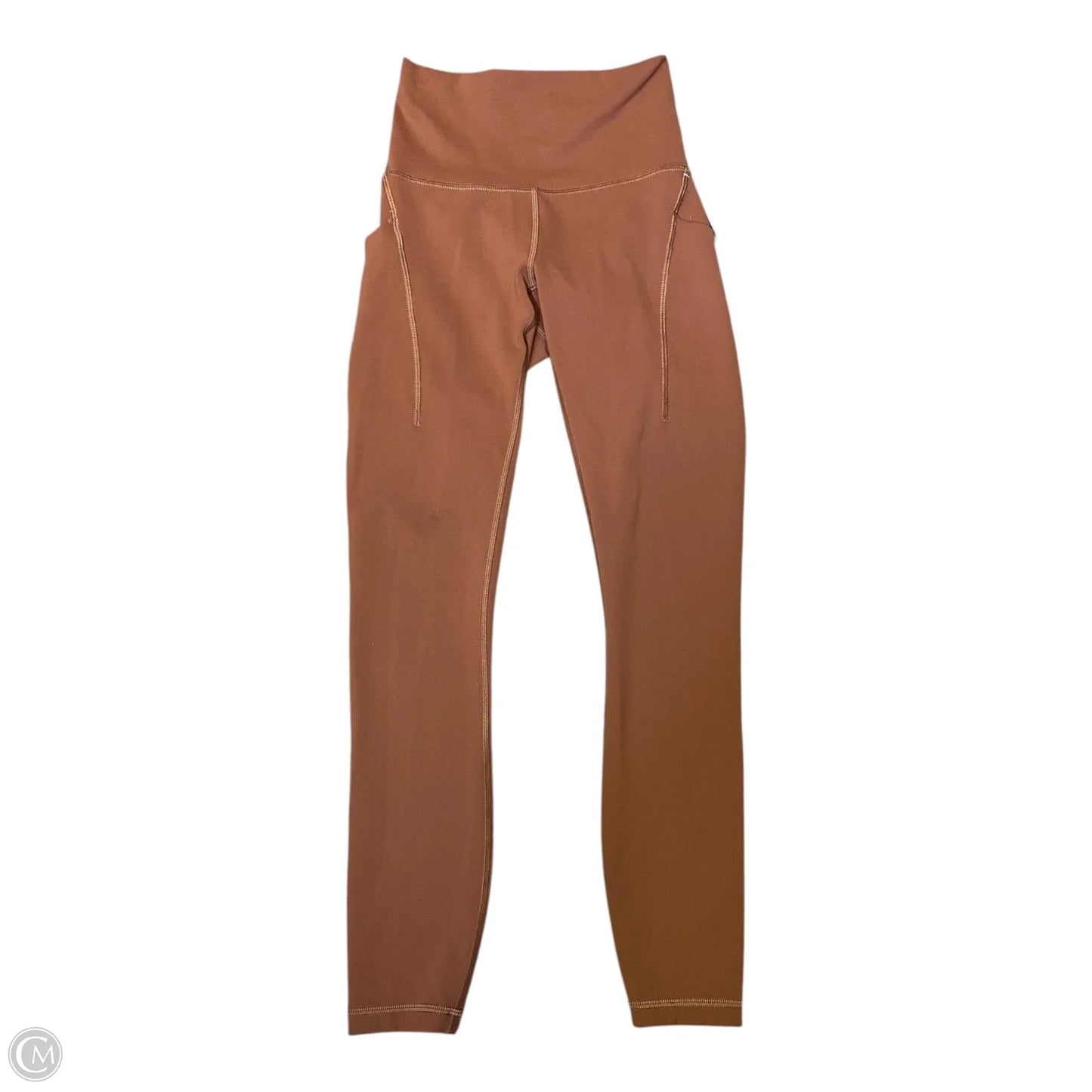 Athletic Leggings By Lululemon In Brown, Size: 2