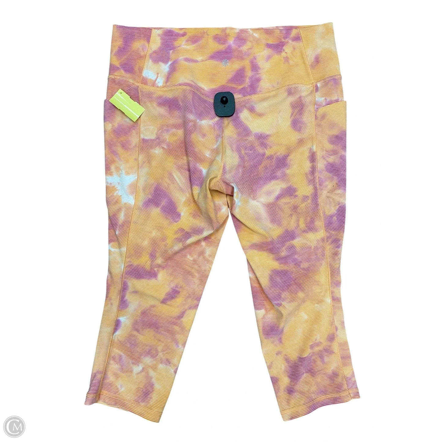 Athletic Capris By Athleta In Multi-colored, Size: Xl
