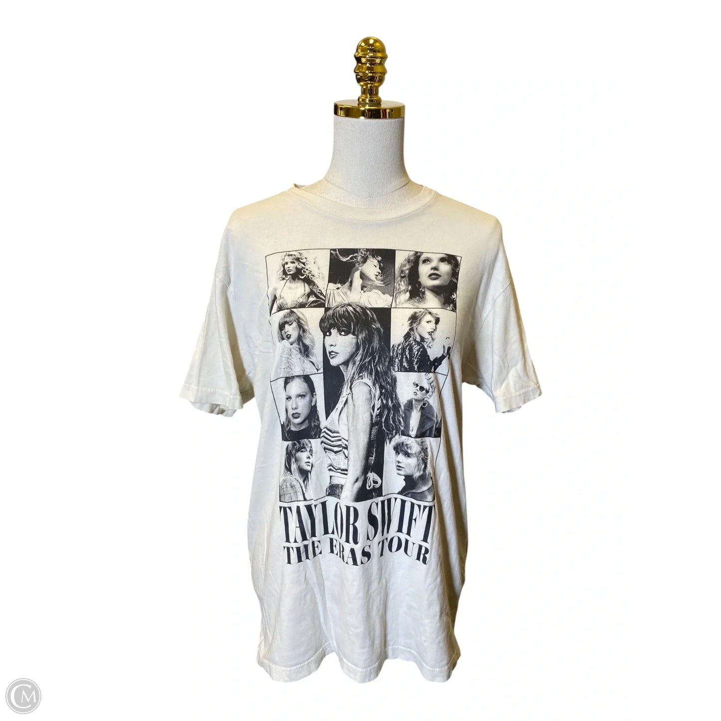 Top Short Sleeve By Clothes Mentor In White, Size: L