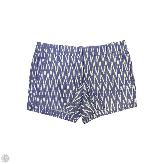 Shorts By J. Crew In Blue & Cream, Size: 8