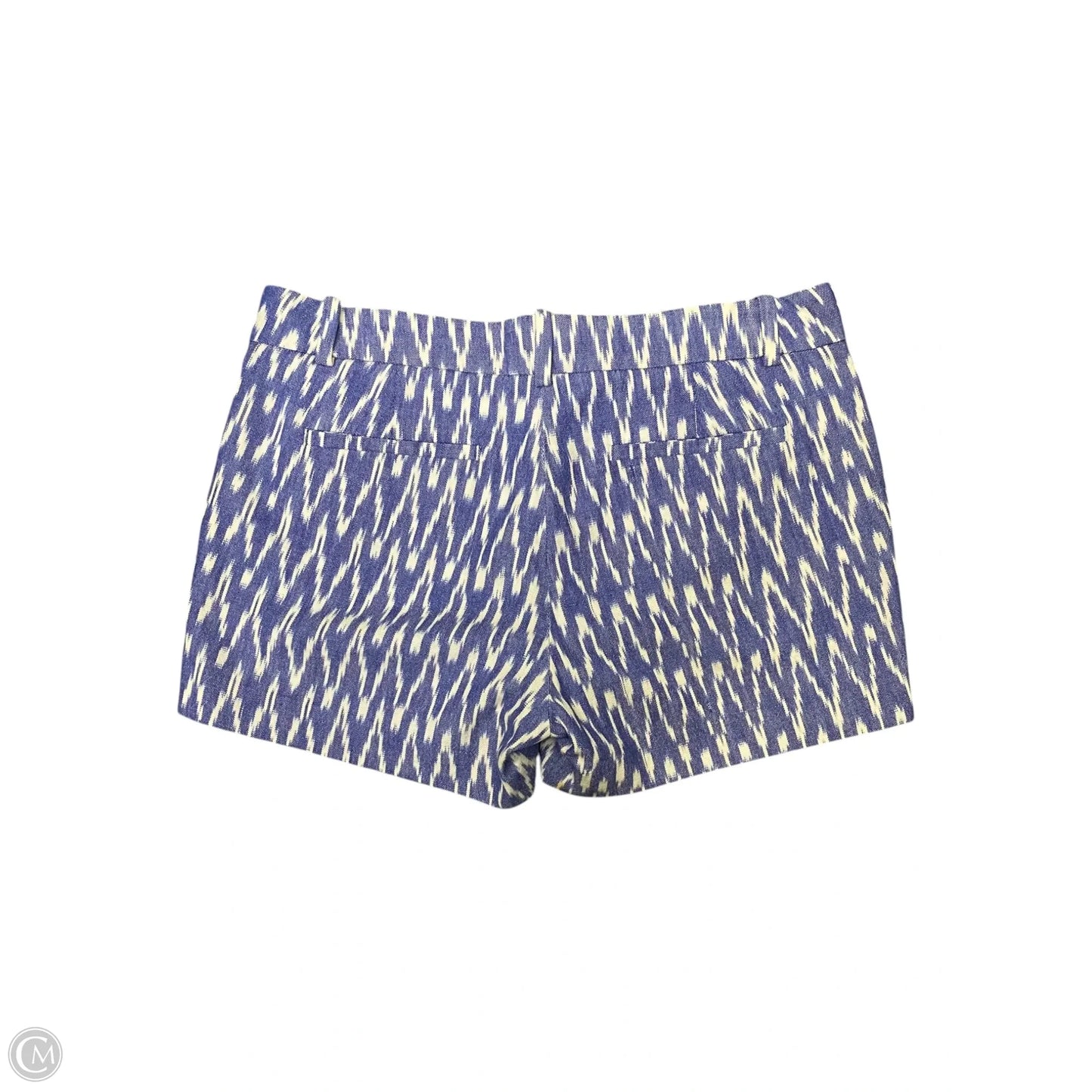 Shorts By J. Crew In Blue & Cream, Size: 8