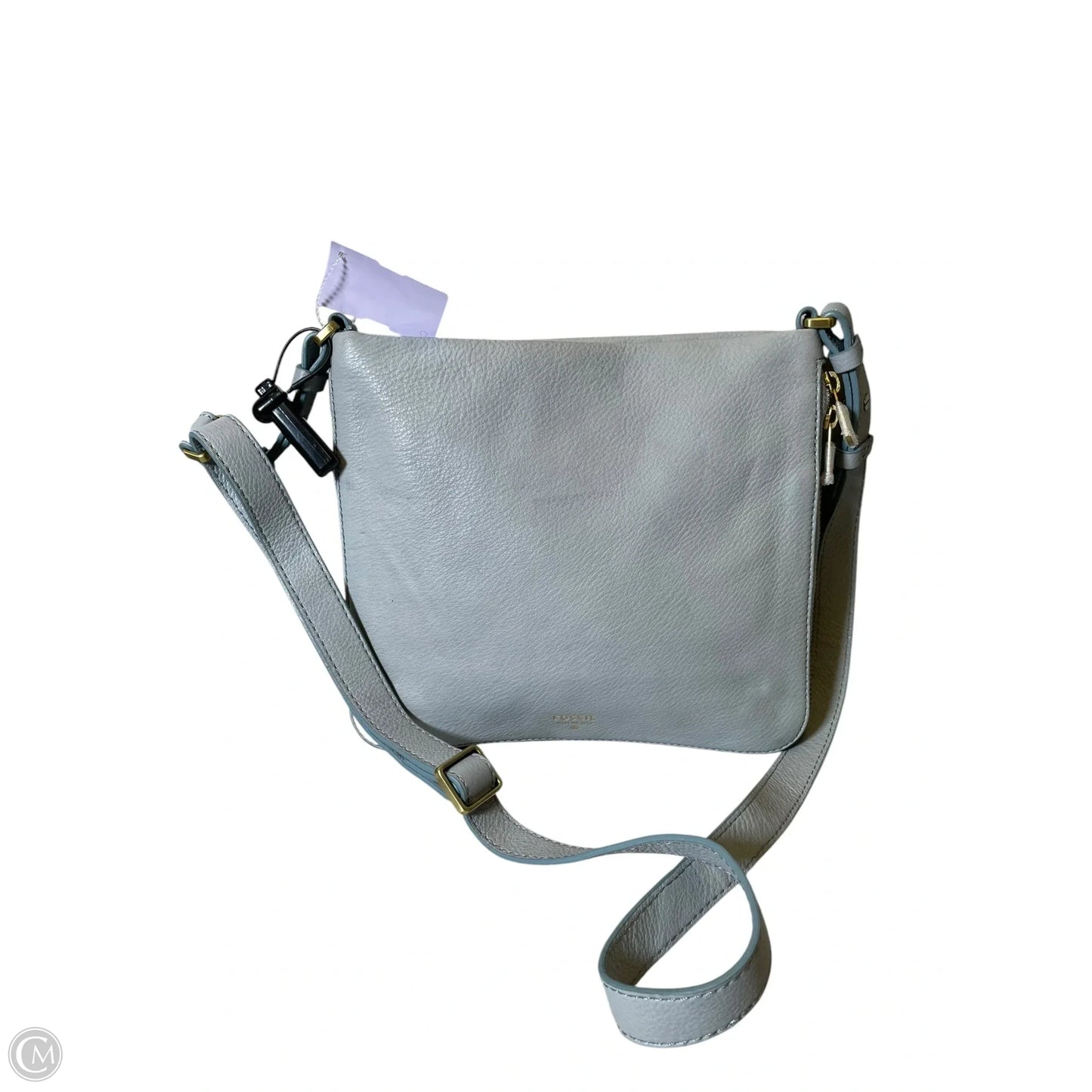 Crossbody Leather By Fossil, Size: Medium