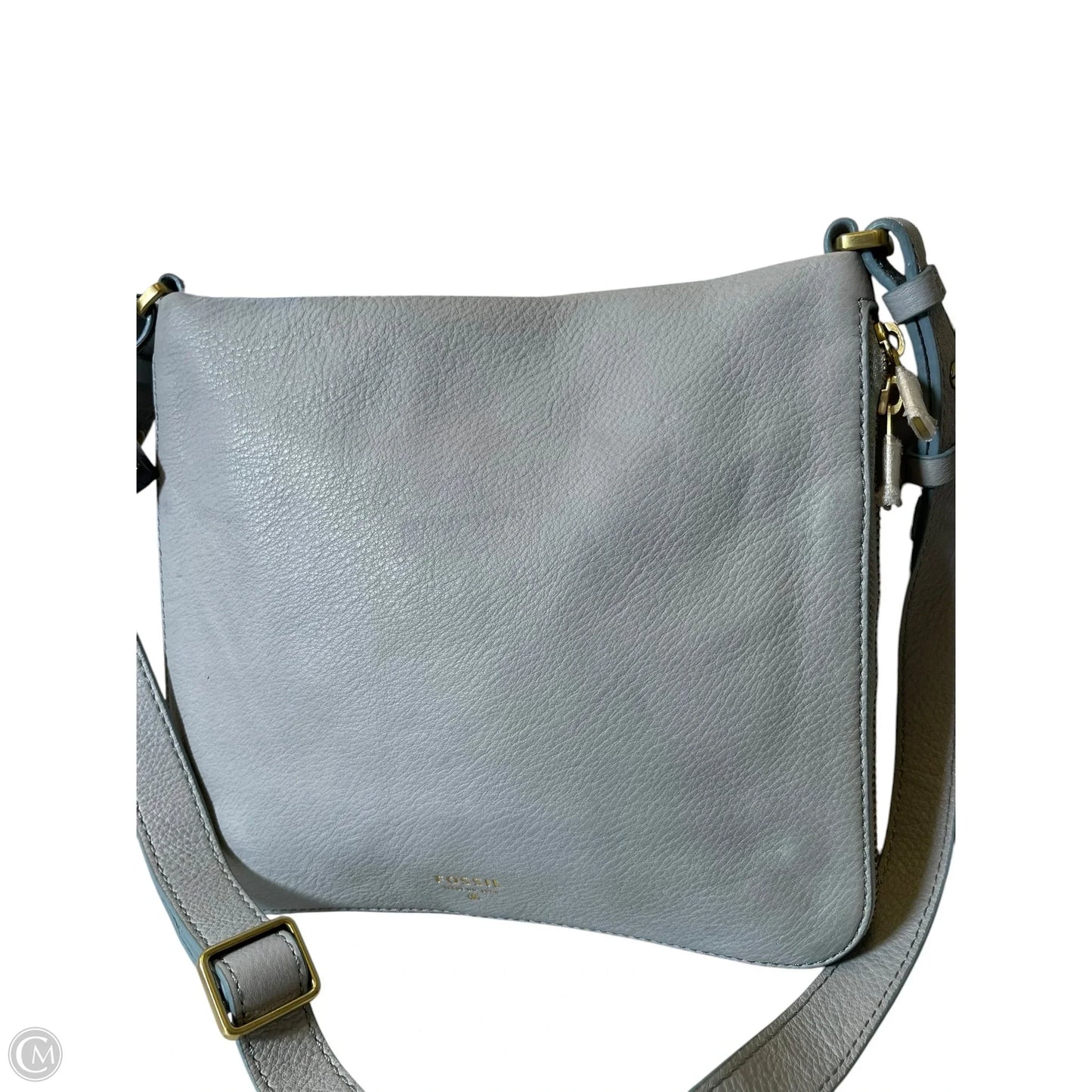 Crossbody Leather By Fossil, Size: Medium