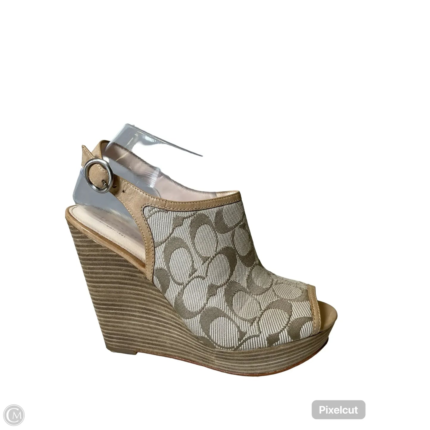 Shoes Designer By Coach In Beige, Size: 9