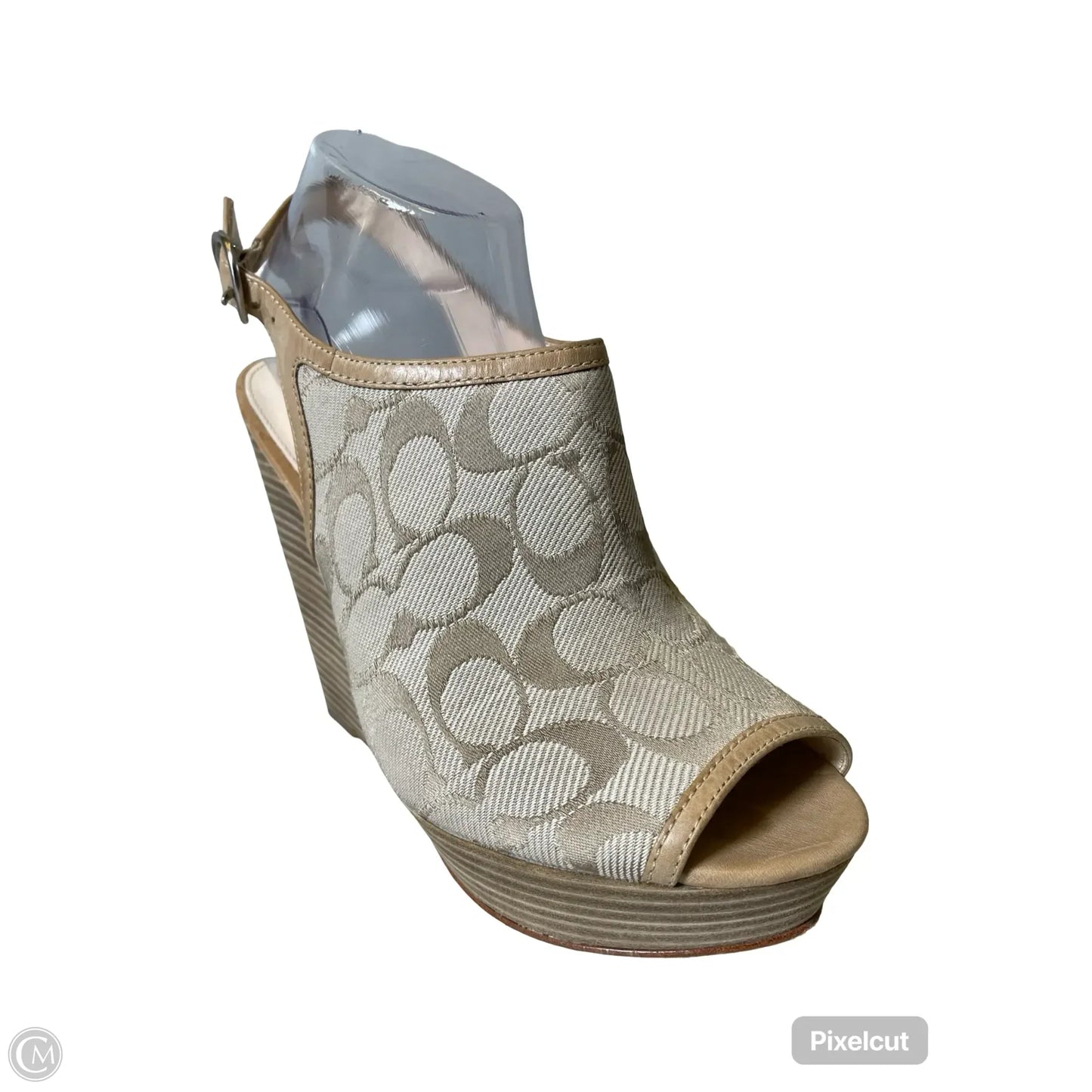 Shoes Designer By Coach In Beige, Size: 9