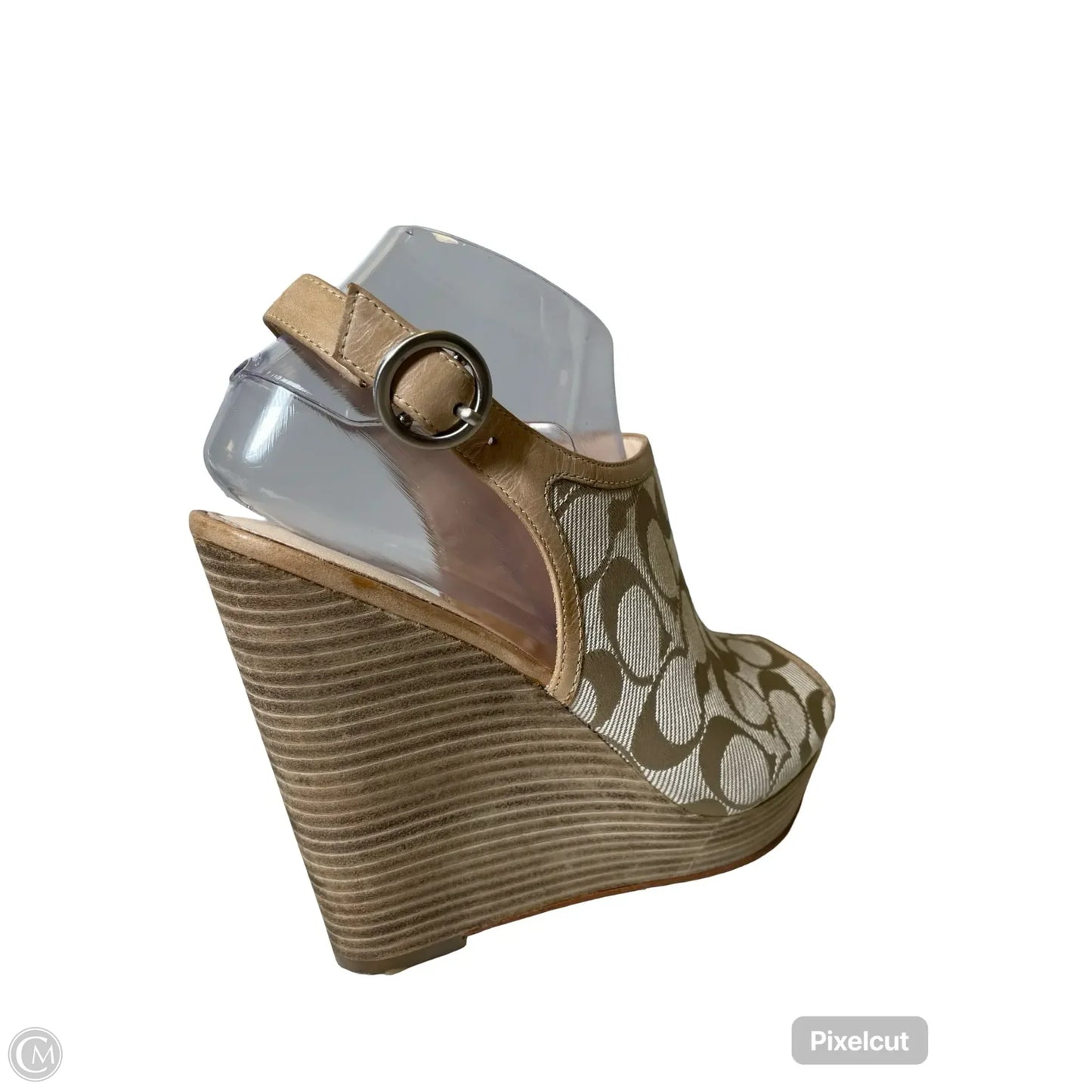 Shoes Designer By Coach In Beige, Size: 9