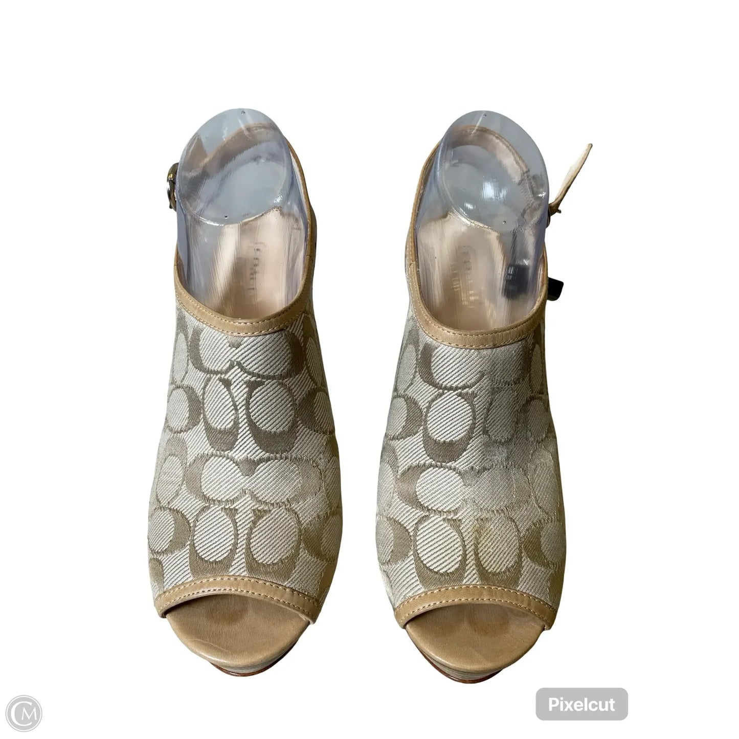 Shoes Designer By Coach In Beige, Size: 9