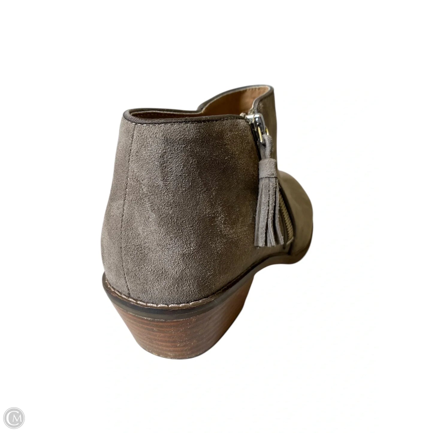 Boots Ankle Heels By Vionic In Grey, Size: 9