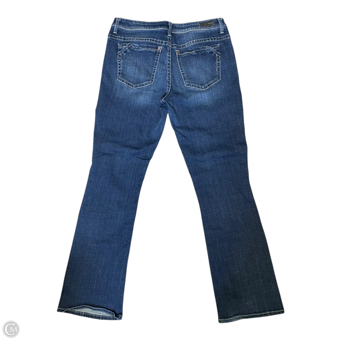 Jeans Boot Cut By Buckle Black In Blue, Size: 16