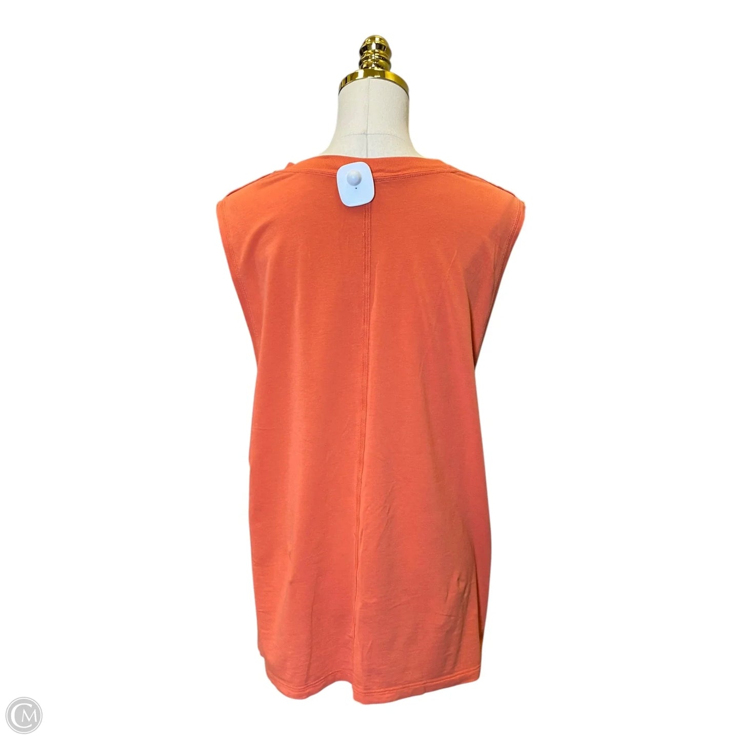 Athletic Tank Top By Lululemon In Orange, Size: Xl