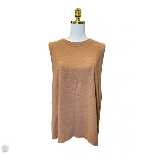 Athletic Tank Top By Lululemon In Brown, Size: Xl