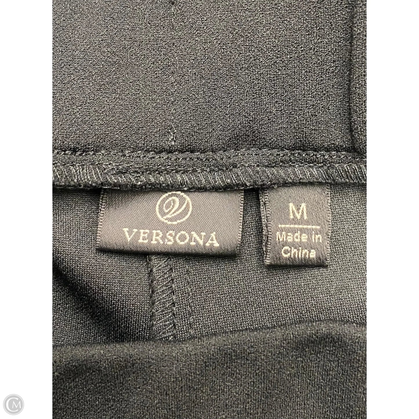 Pants Dress By Versona In Black, Size: M