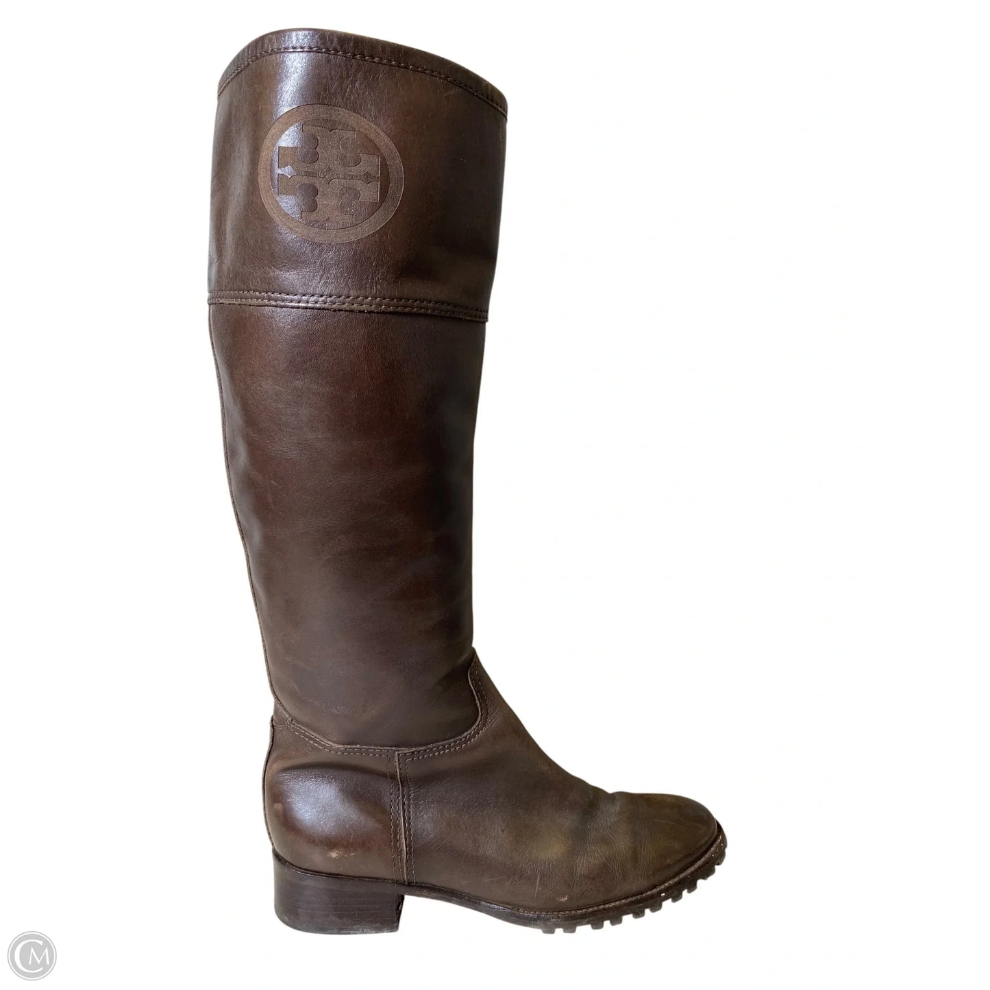Boots Designer By Tory Burch In Brown, Size: 8.5