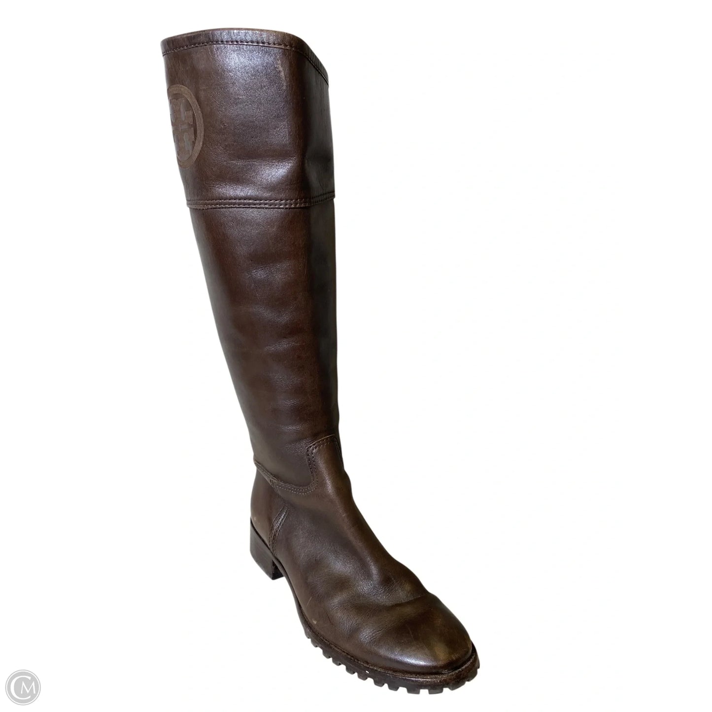 Boots Designer By Tory Burch In Brown, Size: 8.5