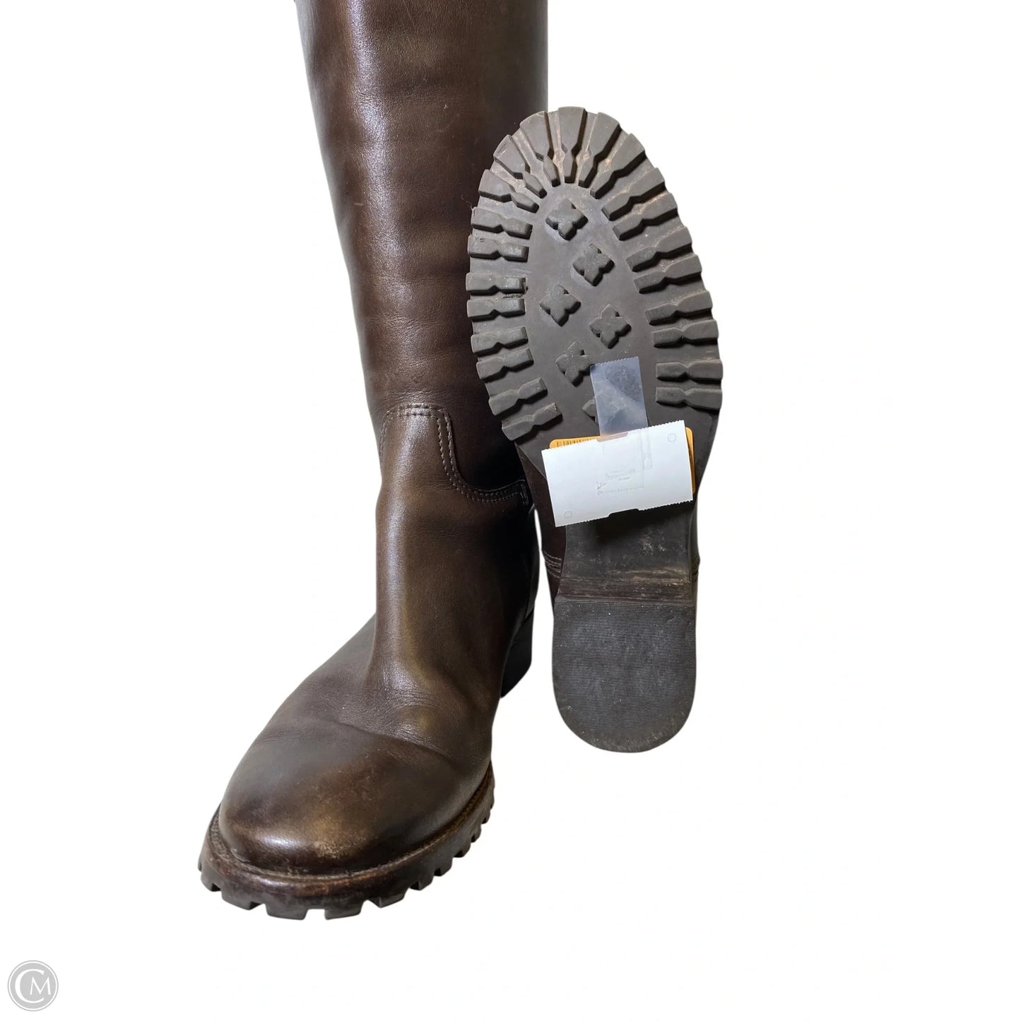 Boots Designer By Tory Burch In Brown, Size: 8.5