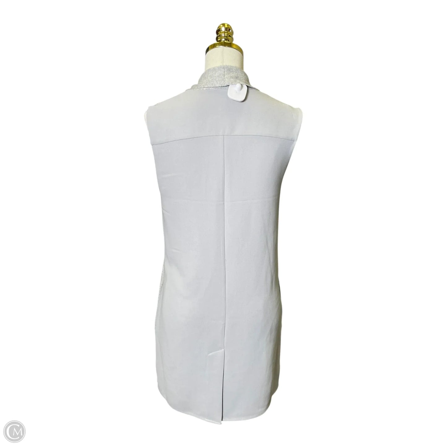 Vest Sweater By Ann Taylor In Grey, Size: S