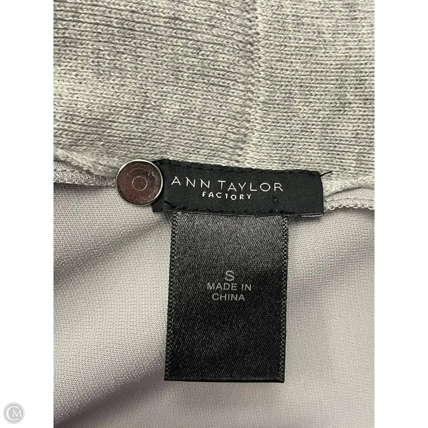 Vest Sweater By Ann Taylor In Grey, Size: S