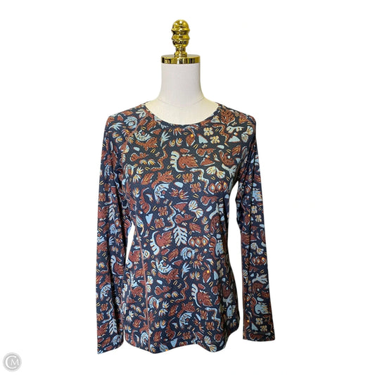 Top Long Sleeve By Patagonia In Multi-colored, Size: M