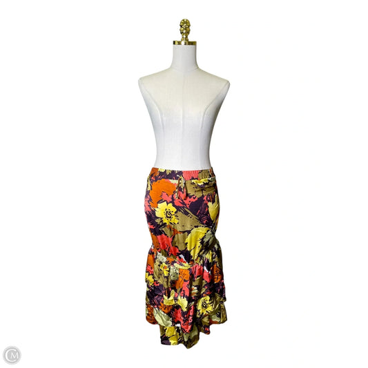 Dress Casual Midi By Outback Red In Multi-colored, Size: Xl