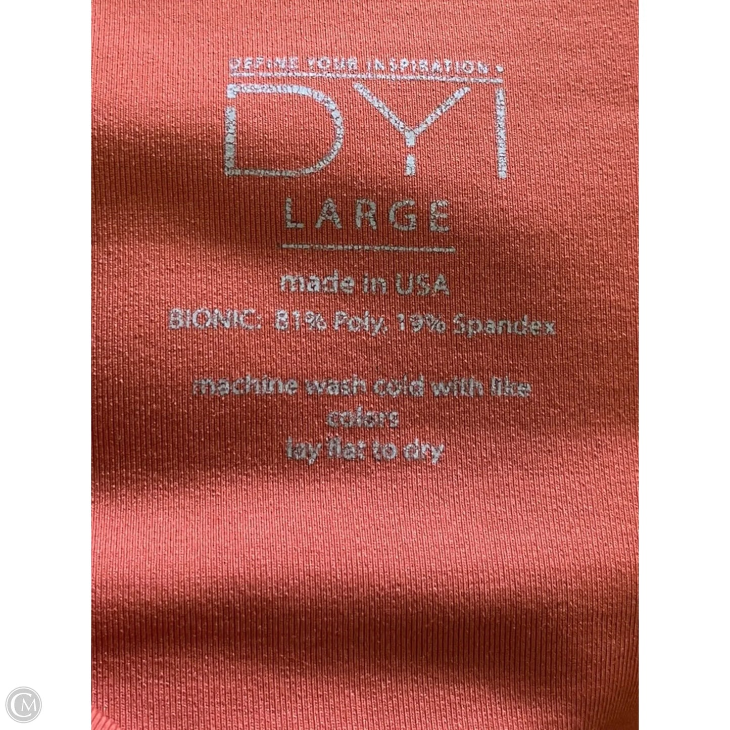 Athletic Leggings By Clothes Mentor In Orange, Size: L