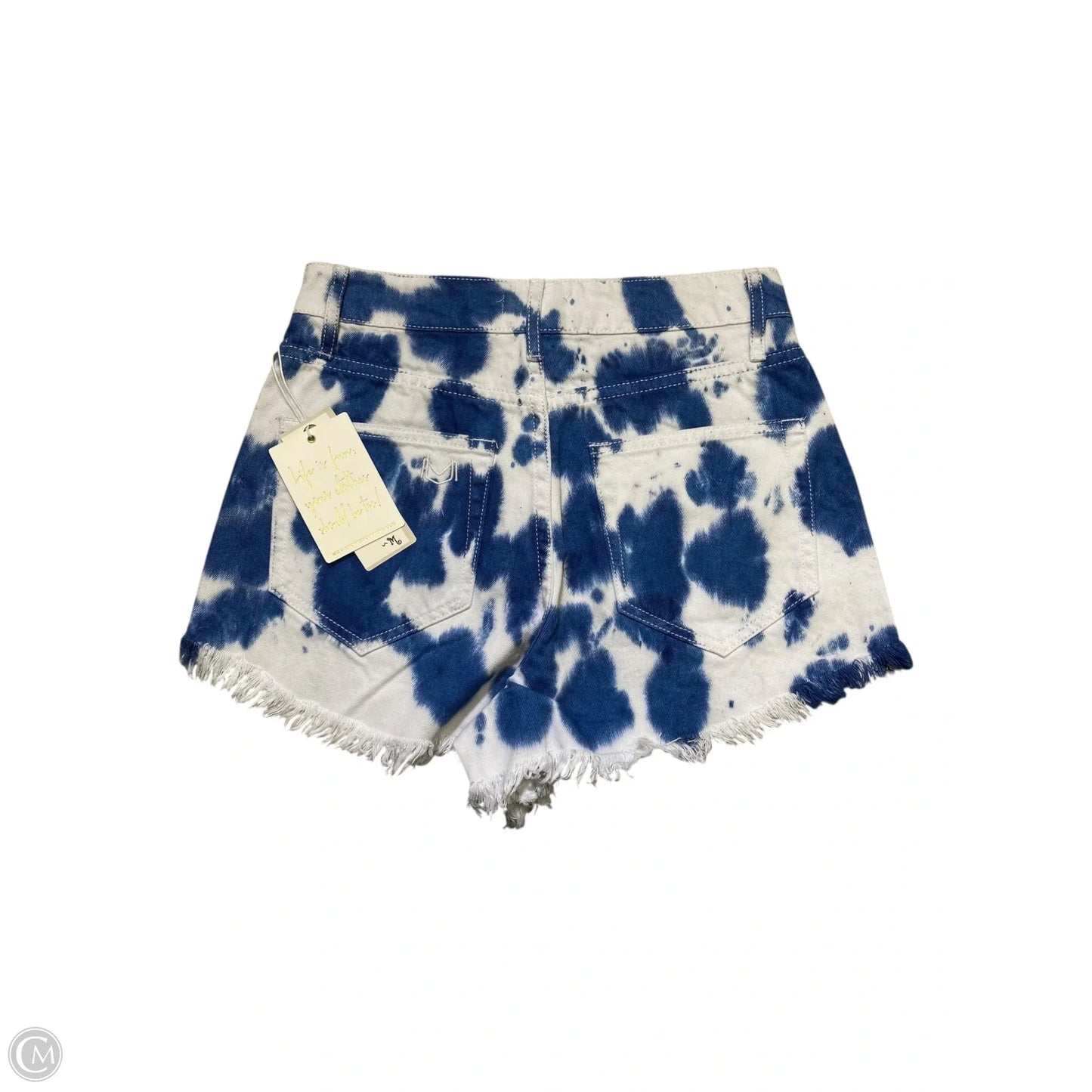 Shorts By Mumu In Blue & White, Size: 2