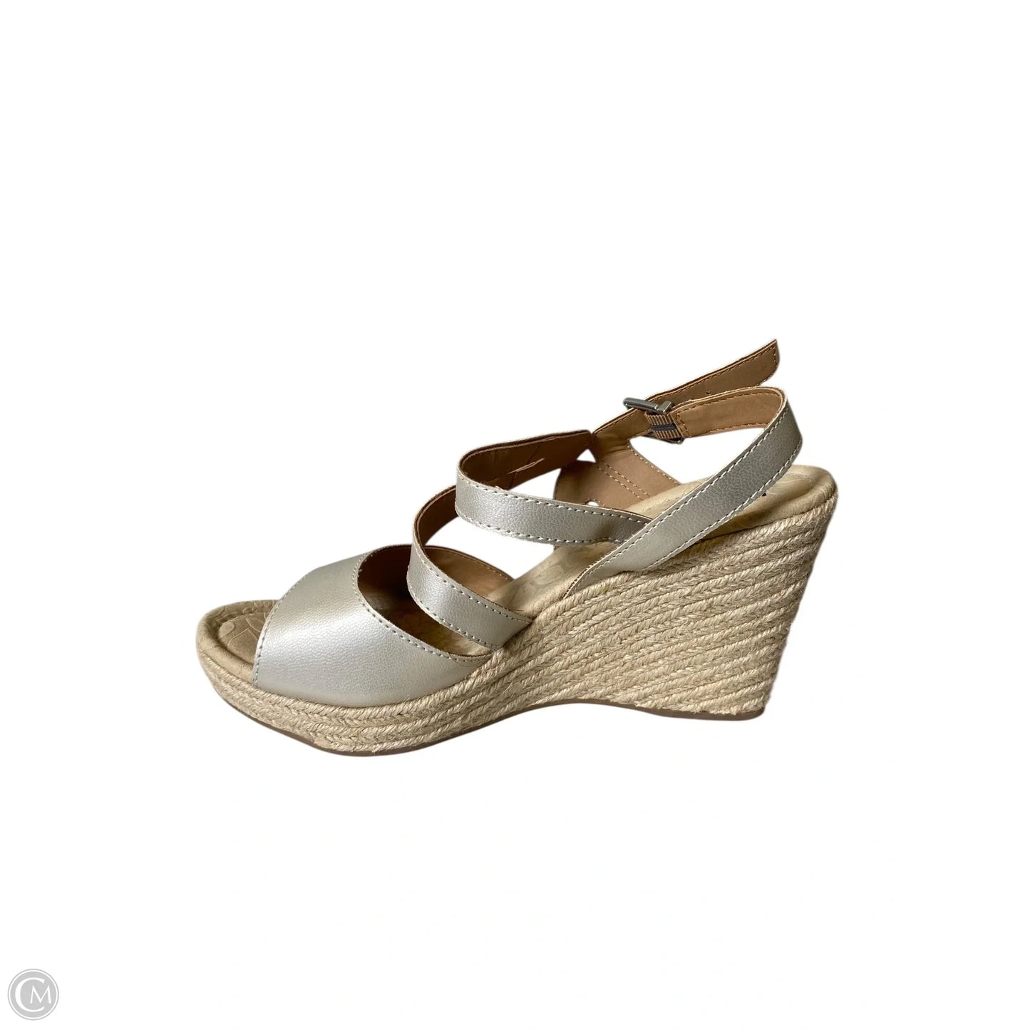 Shoes Heels Wedge By Boc In Tan, Size: 8