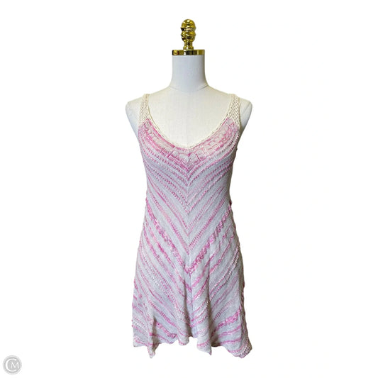 Top Sleeveless By Free People In Pink & Tan, Size: Xs