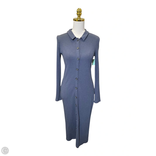 Dress Casual Maxi By Madewell In Blue, Size: Xs