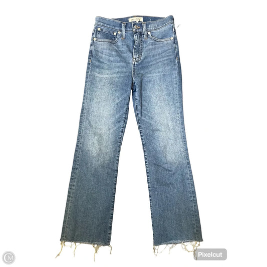Jeans Straight By Madewell In Blue Denim, Size: 2