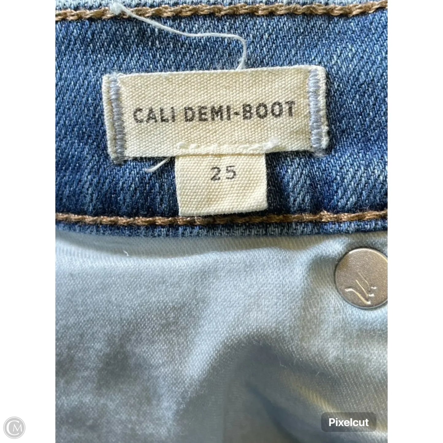 Jeans Straight By Madewell In Blue Denim, Size: 2