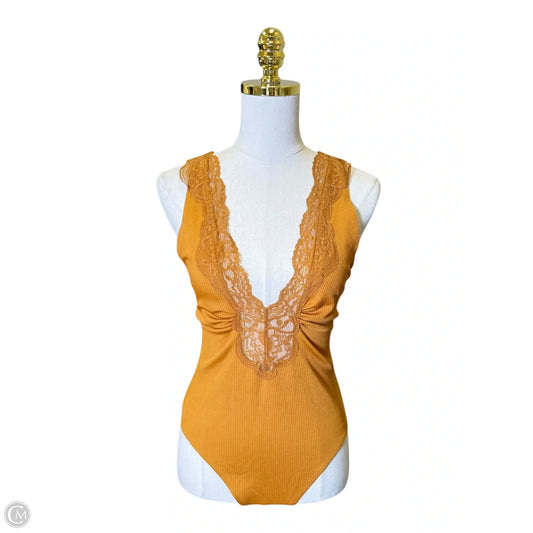 Top Sleeveless By Free People In Orange, Size: M