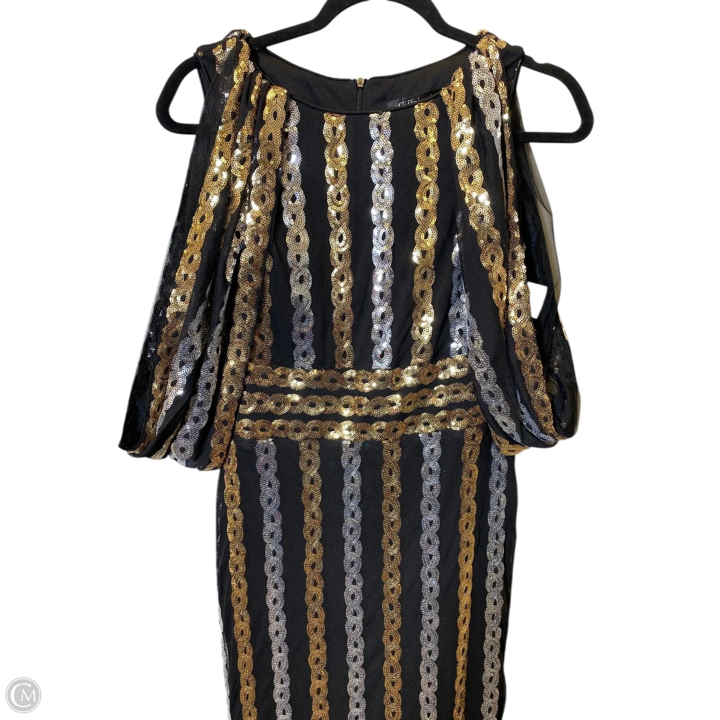 Dress Party Long By Clothes Mentor In Multi-colored, Size: M