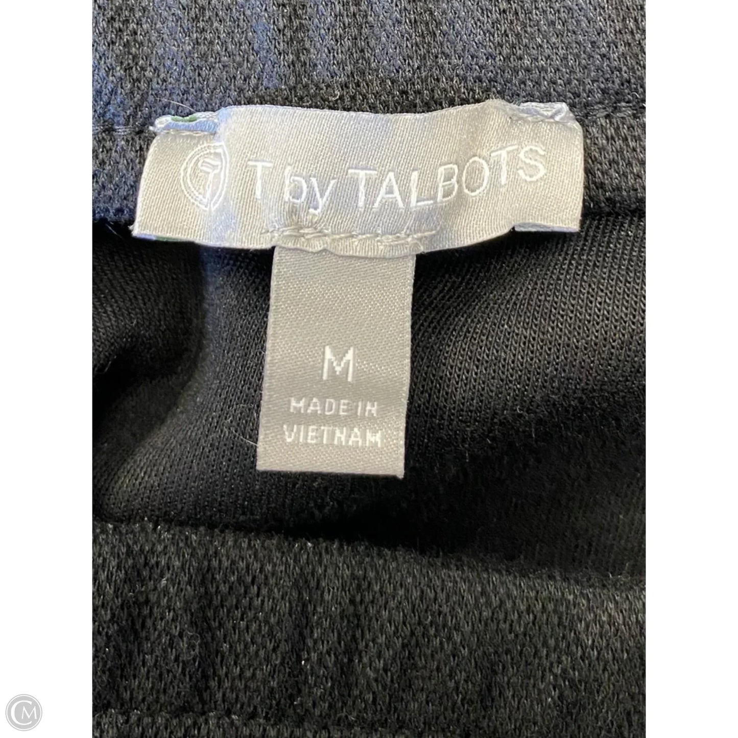 Skirt Midi By Talbots In Black & White, Size: M