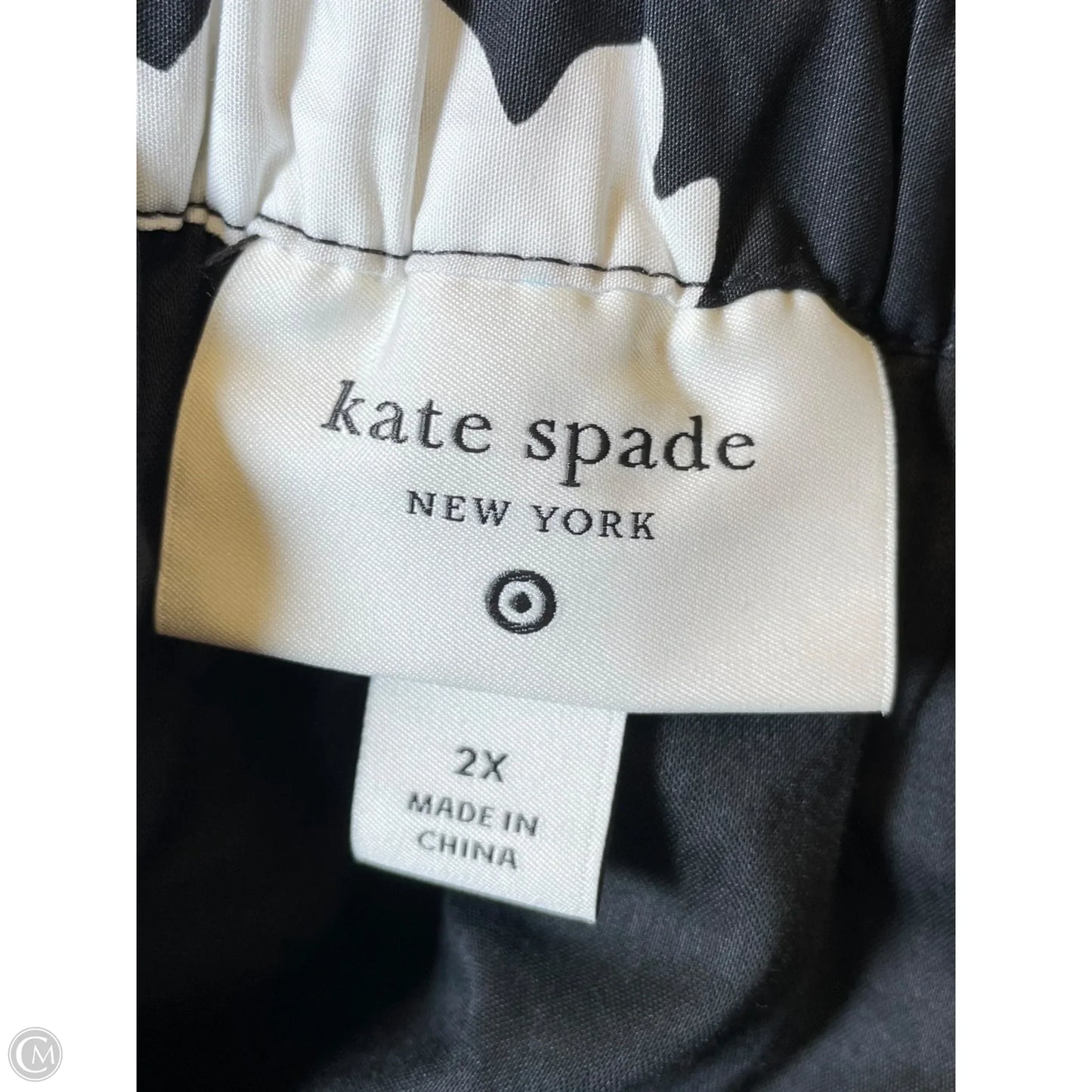 Skirt Designer By Kate Spade In Black & White, Size: 2x