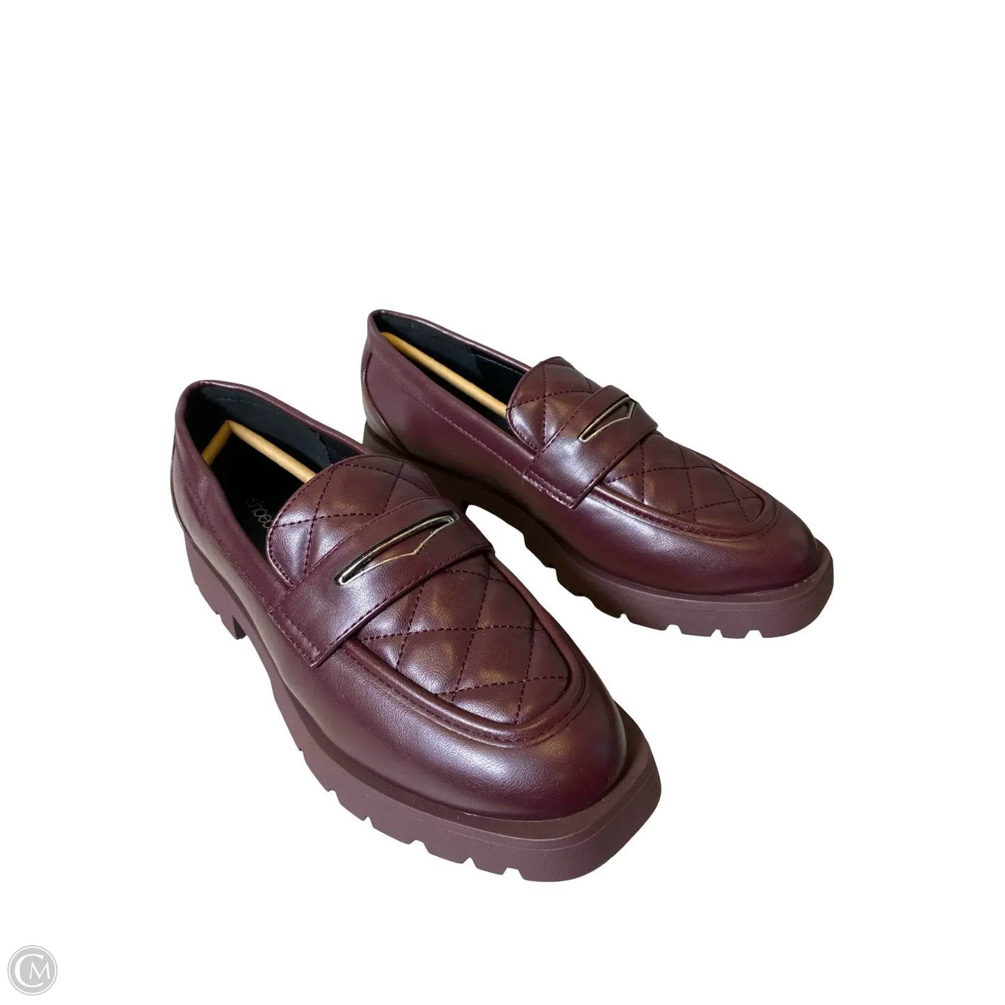 Shoes Flats By Shoedazzle In Maroon, Size: 9