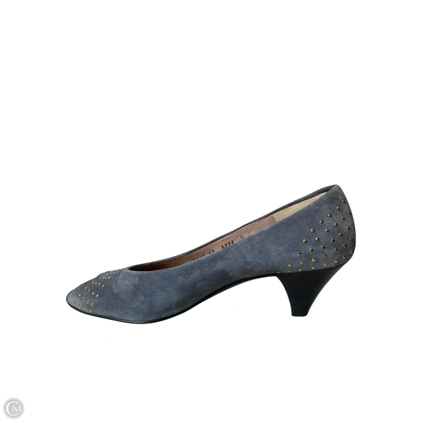 Shoes Heels Kitten By Bruno Magli Shoes In Grey, Size: 8