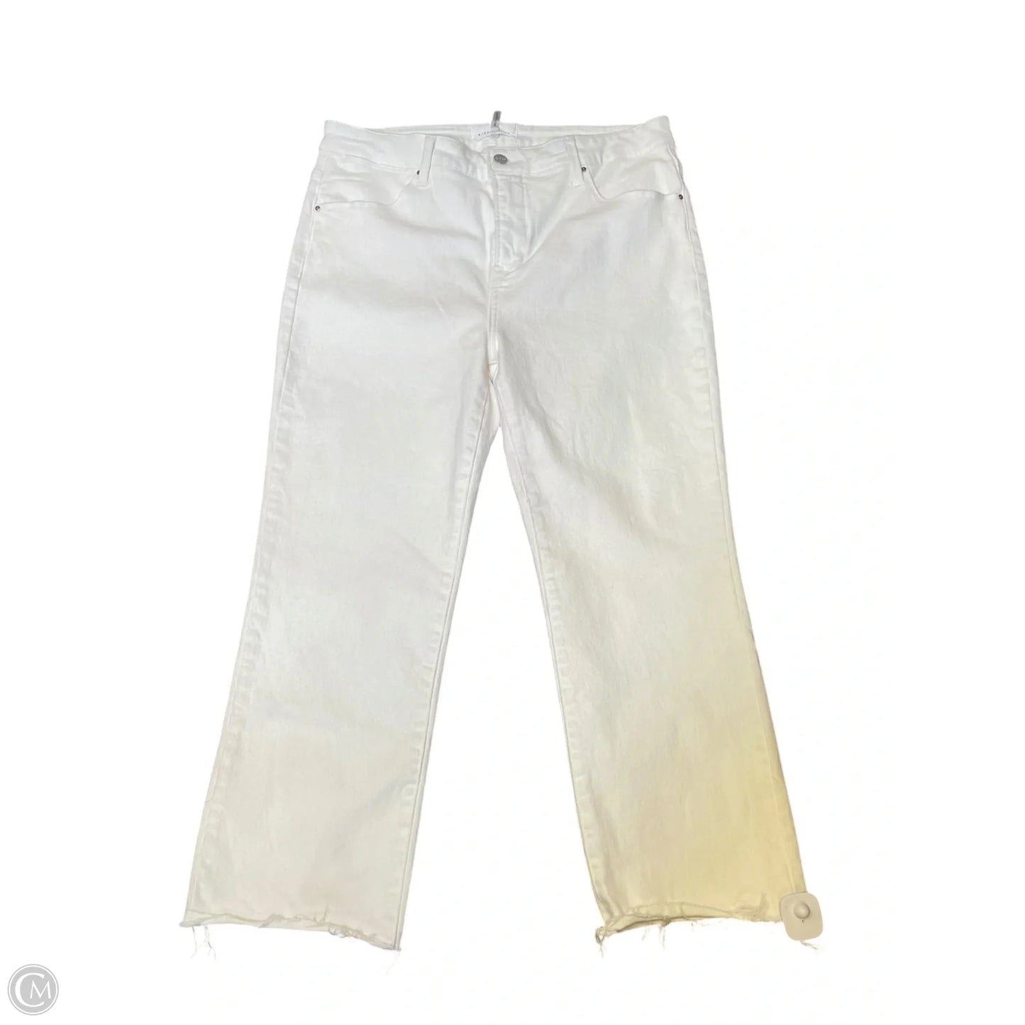 Jeans Straight By Clothes Mentor In White, Size: 2x