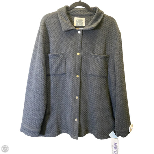 Jacket Puffer & Quilted By Muk Luks In Black, Size: Xl