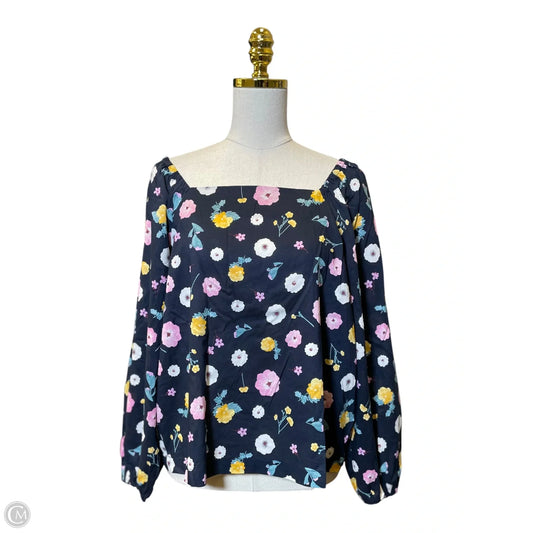 Top Long Sleeve By Ann Taylor In Multi-colored, Size: Lp