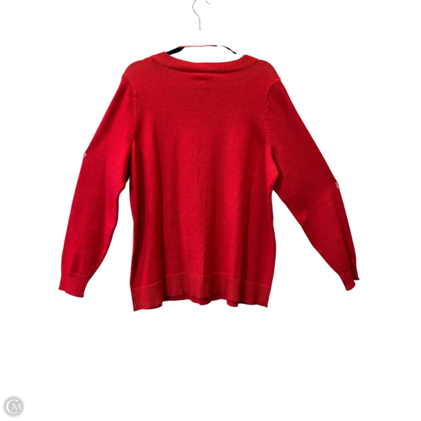 Sweater By Lane Bryant In Red, Size: 2x